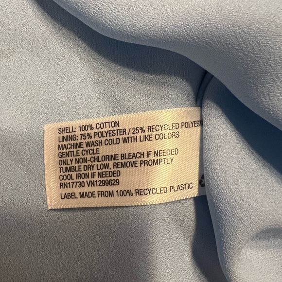 3X Knox Rose Babydoll Light Blue Blouse - Picture 5 of 5